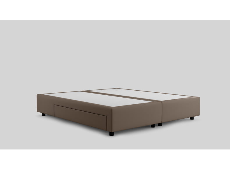 Sinsole Dunkel Taupe 066 - Boxhöhe 30cm - Füße 6cm