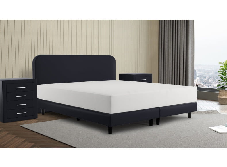 Abb. Sinsole 540 / Kopfteil 100cm / Füße 12cm / Boxspring 15 cm / Matratze 22 cm