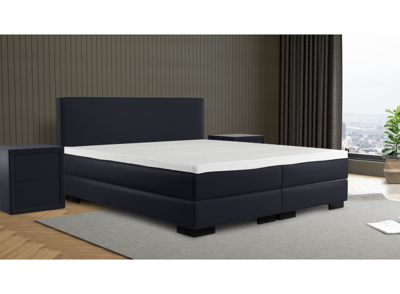 Sinsole 540 - Kopfteil 100cm - Füße Corner 6cm (Aufpreis) - Box 20cm - Matratze 20cm - Topper 7cm