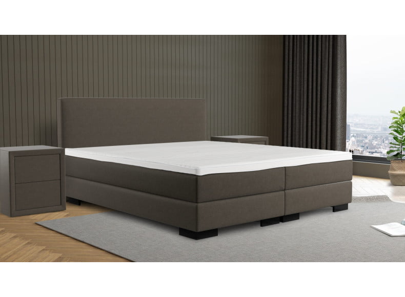 Sinsole 625 - Kopfteil 100cm - Füße Corner 6cm (Aufpreis) - Box 20cm - Matratze 20cm - Topper 7cm