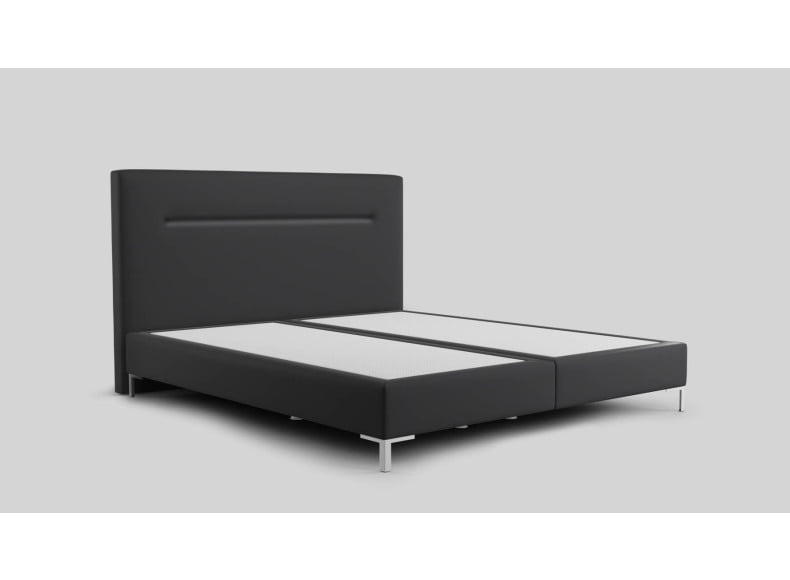 Kunstleder Sinsole 630 (Abb. Kopfteil 110cm, Boxspring 20cm, Füße 12cm)