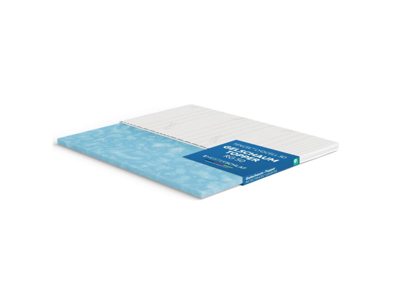 Gelschaum Topper mit TENCEL™ Lyocell Faser-Bezug