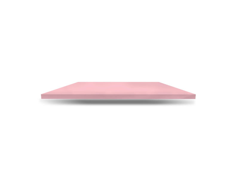 Ersatz Kaltschaum Topperkern Doppelbett, Ansicht von der Seite