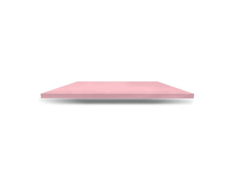 Ersatz Kaltschaum Topperkern Doppelbett, Ansicht von der Seite