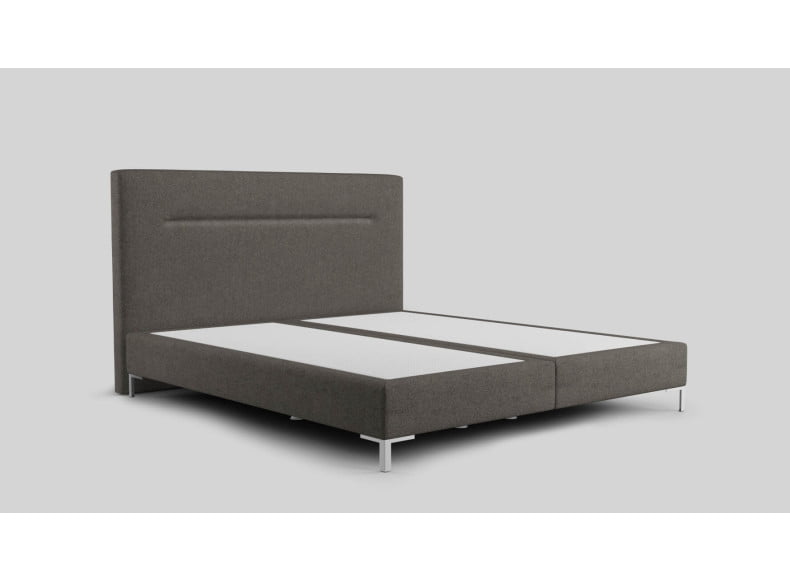Textil Woolyun 18-72 (Abb. Kopfteil 110cm, Boxspring 20cm, Füße 12cm)