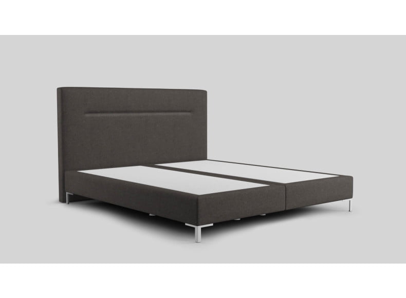 Textil Woolyun 72-72 (Abb. Kopfteil 110cm, Boxspring 20cm, Füße 12cm)