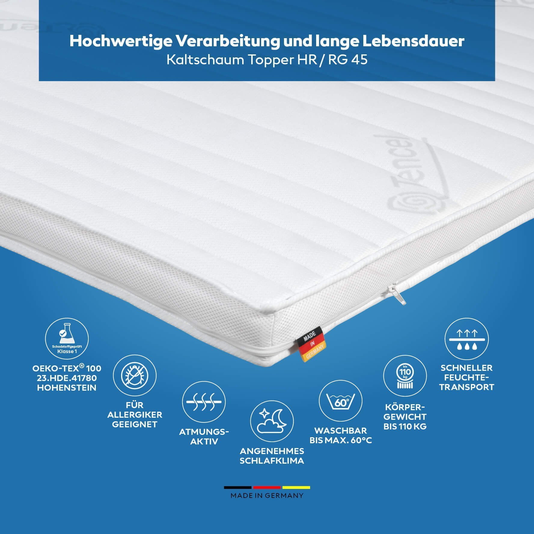 Wunderbar Bester Topper 180x200 Ebenbild