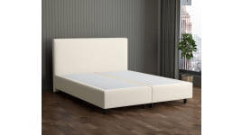Beige 793 Loto - 30cm Box,100cm Kopfteil, 12cm Füße - Boxspringbett ohne Matratze 180x200