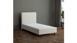 Stein 35-135 Woolyun - 30cm Box,100cm Kopfteil, 12cm Füße - Boxspringbett ohne Matratze 120x180