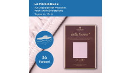 Bella Donna La Piccola DUO2 (bis 12cm) 2-Split Topper Spannbettlaken 200x210 cm