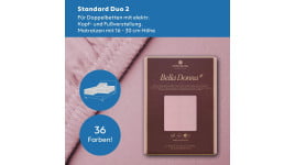 Bella Donna Standard DUO2 (bis 30cm) 2-Split Spannbettlaken 200x200 cm