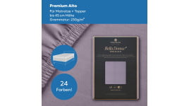Bella Donna Premium Alto - Spannbettlaken für Matratzen + Topper bis zu 45 cm Höhe