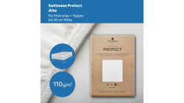 Formesse Satinesse Protect Alto - Matratzen-Schonbezug im Spannbetttuch-Format für Matratze + Topper bis 45 cm Höhe