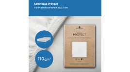 Formesse Satinesse Protect - Matratzen-Schonbezug im Spannbetttuch-Format für Matratzen bis 30 cm Höhe