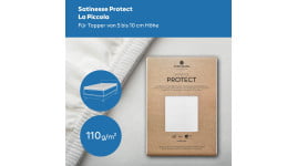Formesse Satinesse Protect - Topper-Schonbezug im Spannbetttuch-Format für Topper bis 10 cm Höhe