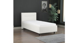 Weiss 5285 Loto - 30cm Rahmen,100cm Kopfteil, 12cm Füße - Polsterbett 90x200 cm