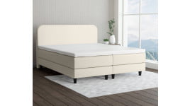 Beige 793 Loto - 15cm Box,100cm Kopfteil, 12cm Füße