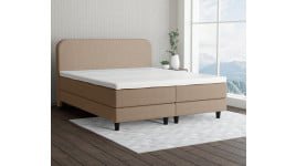 Beige 3315 Tia - 15cm Box,100cm Kopfteil, 12cm Füße