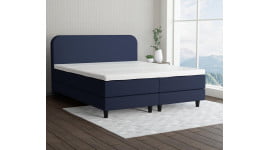 Marineblau 3920 Tia - 15cm Box,100cm Kopfteil, 12cm Füße