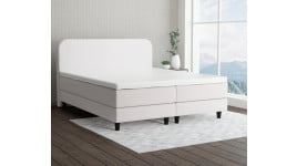 Lichtgrau 9130 Tia - 15cm Box,100cm Kopfteil, 12cm Füße