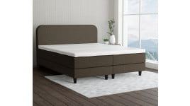 Taupe 18-72 Woolyun - 15cm Box,100cm Kopfteil, 12cm Füße