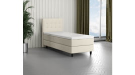 Beige 793 Loto - 110cm Kopfteil - 20cm TTFK Box - 12cm Füße