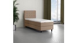 Beige 3315 Tia  - 110cm Kopfteil - 20cm TTFK Box - 12cm Füße