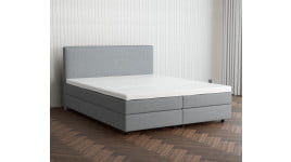 Anthrazit 09-24 Woolyun - 20cm Box,100cm Kopfteil, 6cm Füße