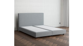 Arminius Boxspringbett ohne Matratze 180x200 cm - Grau (Sofort Lieferbar)