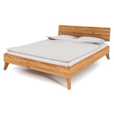 2411 Wildeiche natur geölt - Massivholzbett