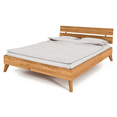 Greta2 Massivholzbett 140x210 cm - Wildeiche