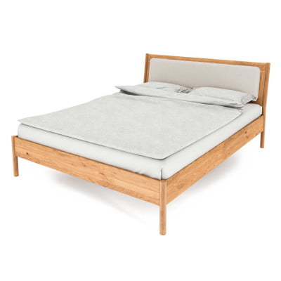 Paula3 Massivholzbett 90x190 cm - Wildeiche