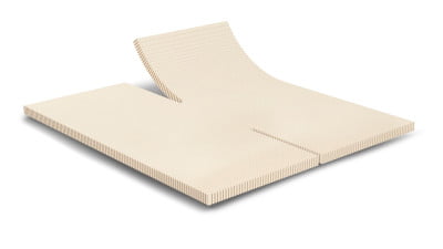 Topperkern 4cm Latex RG65 2x Split (Ohne Bezug) 160x220 cm