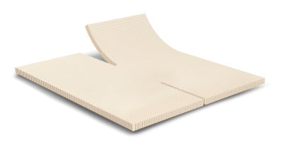 Topperkern 4cm Latex RG65 2x Split (Ohne Bezug) 170x190 cm