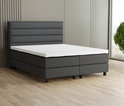 Dory Ecru 01 (Abb. Kopfteil 120cm, Boxspring 20cm, Füße 12cm)