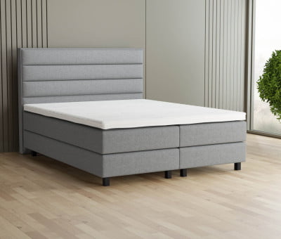Dory Ecru 01 (Abb. Kopfteil 120cm, Boxspring 20cm, Füße 12cm)