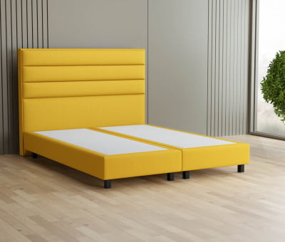 Dunkelstein 07-135 Woolyun - 20cm Box, 120cm Kopfteil, 12cm Füße quadratisch