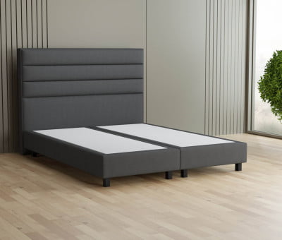 Dunkelstein 07-135 Woolyun - 20cm Box, 120cm Kopfteil, 12cm Füße quadratisch