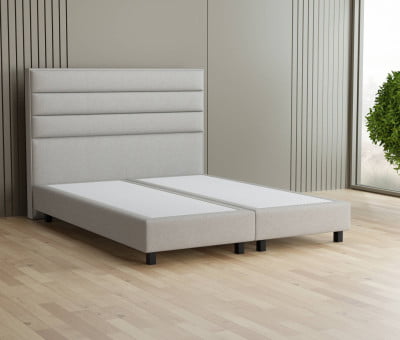 Dunkelstein 07-135 Woolyun - 20cm Box, 120cm Kopfteil, 12cm Füße quadratisch