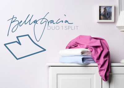 Bella Gracia DUO1 La Piccola (bis 10cm) Split Spannbettlaken 180x210 cm