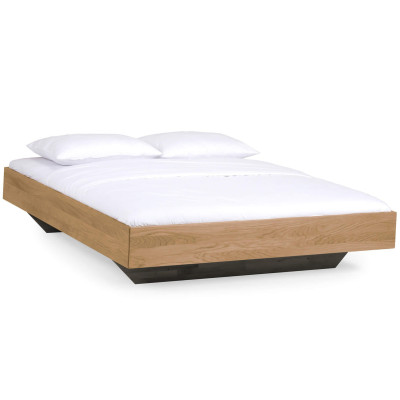 Lou Schwebebett ohne Kopfteil 180x190 cm - Wildeiche