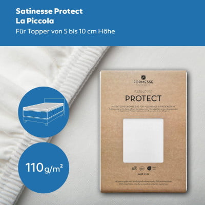 Satinesse Protect Wasserdichter Schonbezug für Topper  140x180 cm