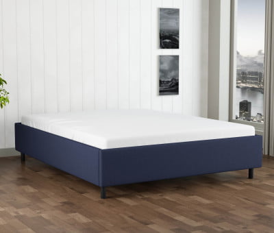 Marineblau 3920 Tia - 30cm Rahmen, 12cm Füße - Bettrahmen