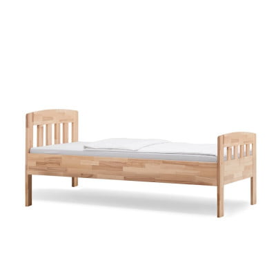 02 Buche lackiert - Massivholzbett 90x190 cm