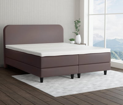 Braun 9075 Loto - 15cm Box,100cm Kopfteil, 12cm Füße