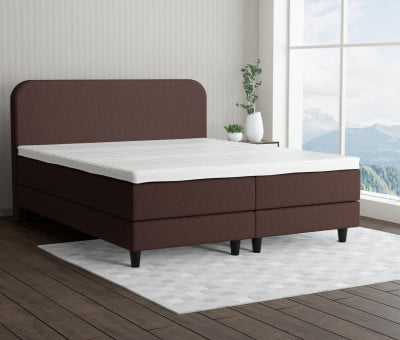 Beige 793 Loto - 15cm Box,100cm Kopfteil, 12cm Füße