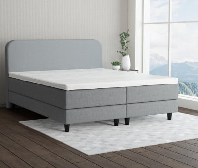 Beige 793 Loto - 15cm Box,100cm Kopfteil, 12cm Füße