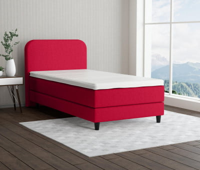 Hellgrau 5246 Tia - 15cm Box,100cm Kopfteil, 12cm Füße