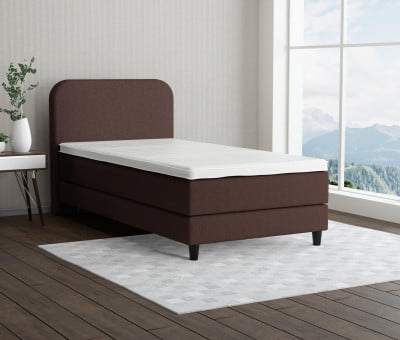 Hellgrau 5246 Tia - 15cm Box,100cm Kopfteil, 12cm Füße