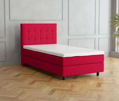 Cremeweiß 3906 Tia - 20cm Box, 110cm Kopfteil, 12cm Füße